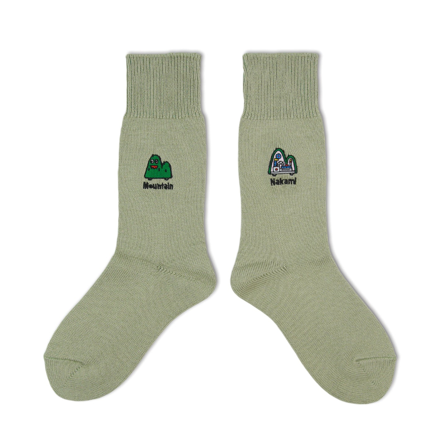 NEGOSOCKS CREW SOCKS Mountain SMOKE