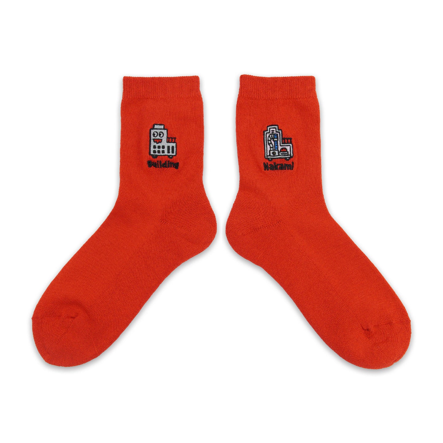 NEGOSOCKS パイルソックス Building RED