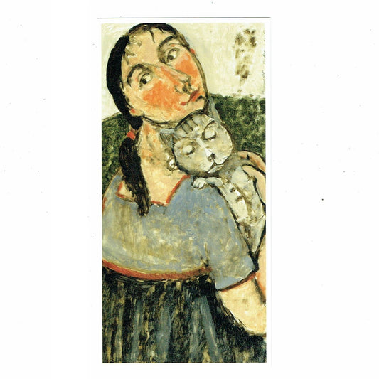 ALEXANDER  ポストカード-Girl With Cat-  / CATACANA(カタカナ)