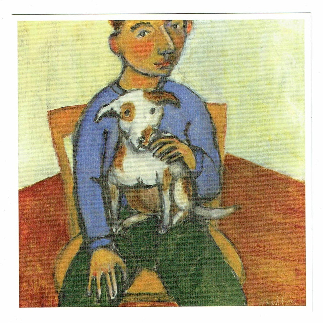 ALEXANDER ポストカード-Boy With His Dog- / CATACANA(カタカナ)
