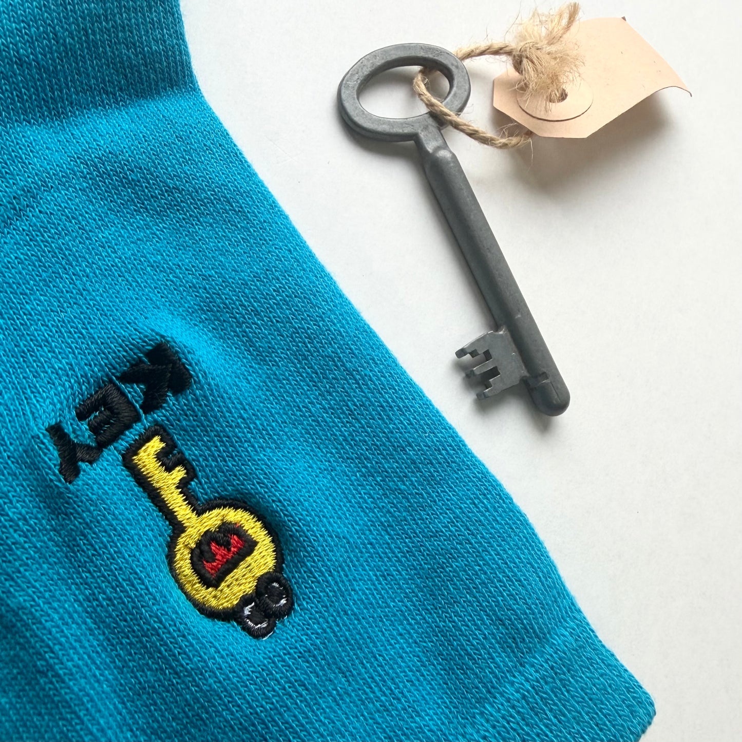 NEGOSOCKS パイルソックス KEY×HOLE GRAY