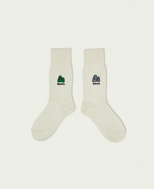 NEGOSOCKS CREW SOCKS Mountain NATURAL