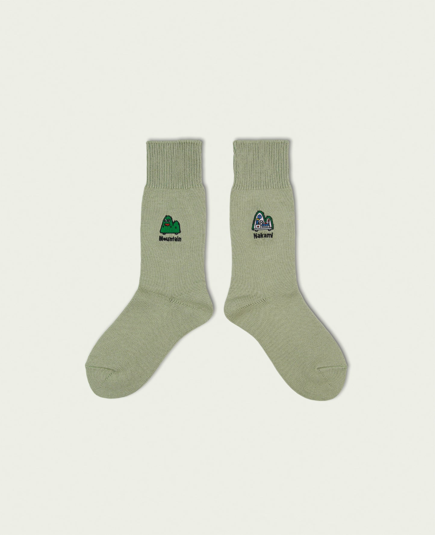 NEGOSOCKS CREW SOCKS Mountain SMOKE