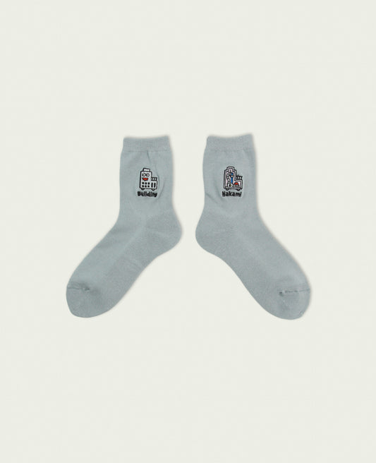 NEGOSOCKS パイルソックス Building GRAY