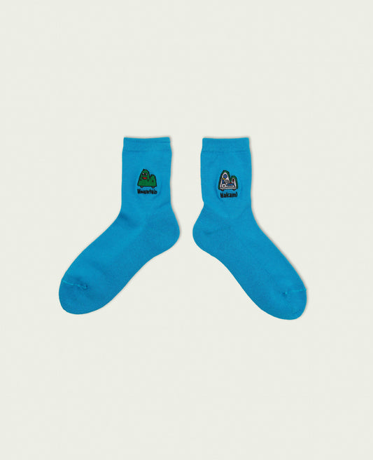 NEGOSOCKS パイルソックス Mountain BLUE