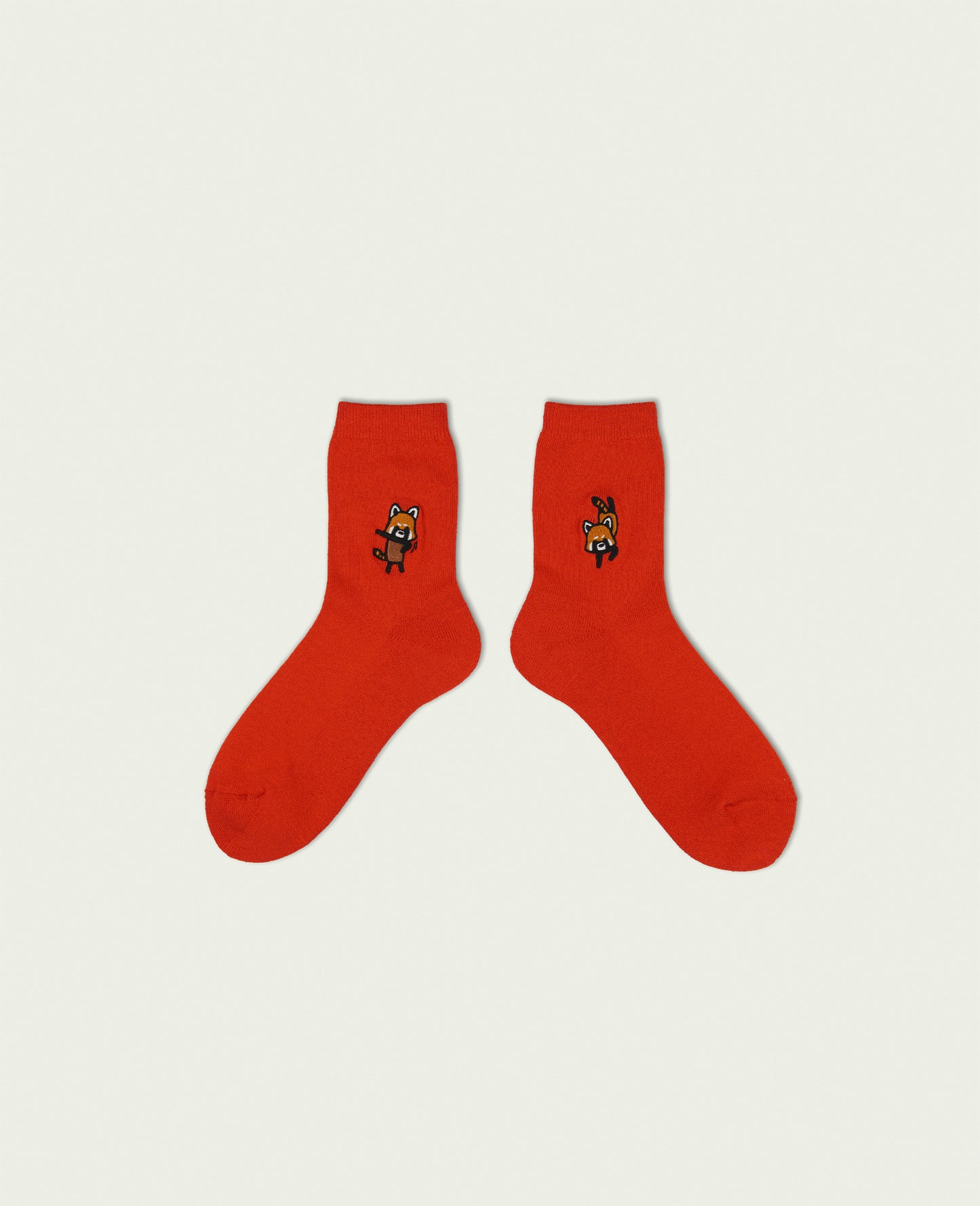 Pan-Dance Social Club 刺繍靴下 RED PANDA