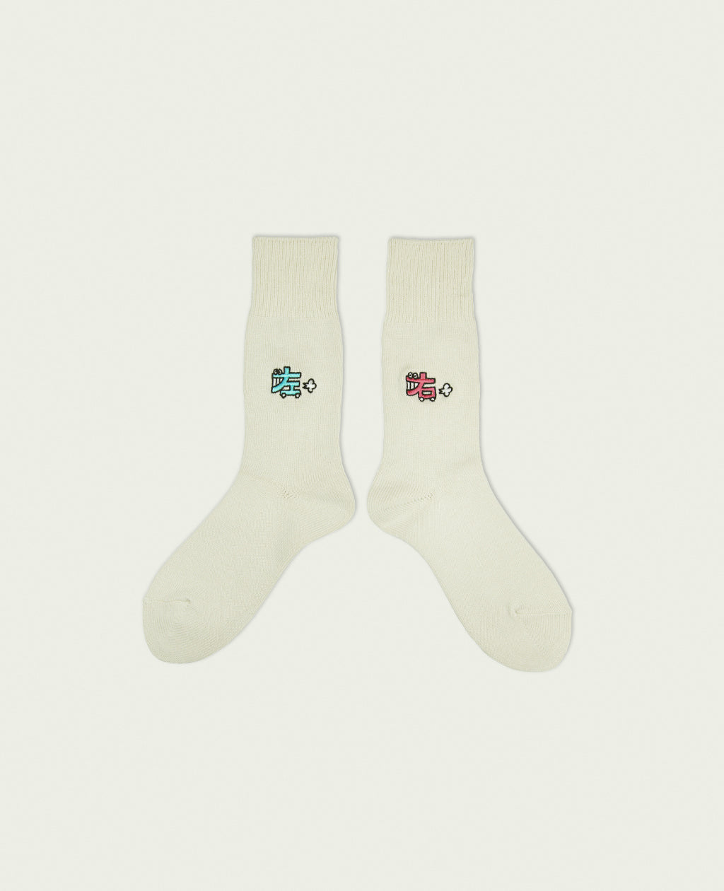 ネゴシックスの靴下NEOGSOCKS(ネゴソックス) Crew Socks | みぎひだり Natural