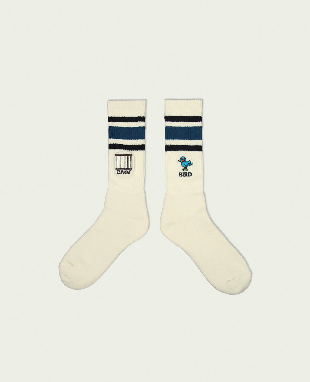 ネゴシックスの靴下NEOGSOCKS(ネゴソックス) 80's Skater Socks | CAGE-BIRD(nego6)Blue