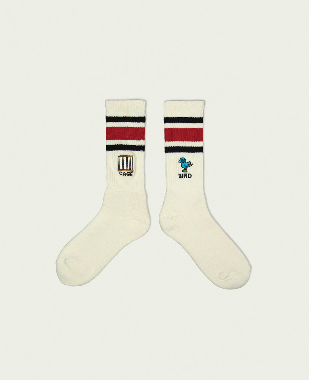 ネゴシックスの靴下NEOGSOCKS(ネゴソックス) 80's Skater Socks | CAGE-BIRD(nego6)Red