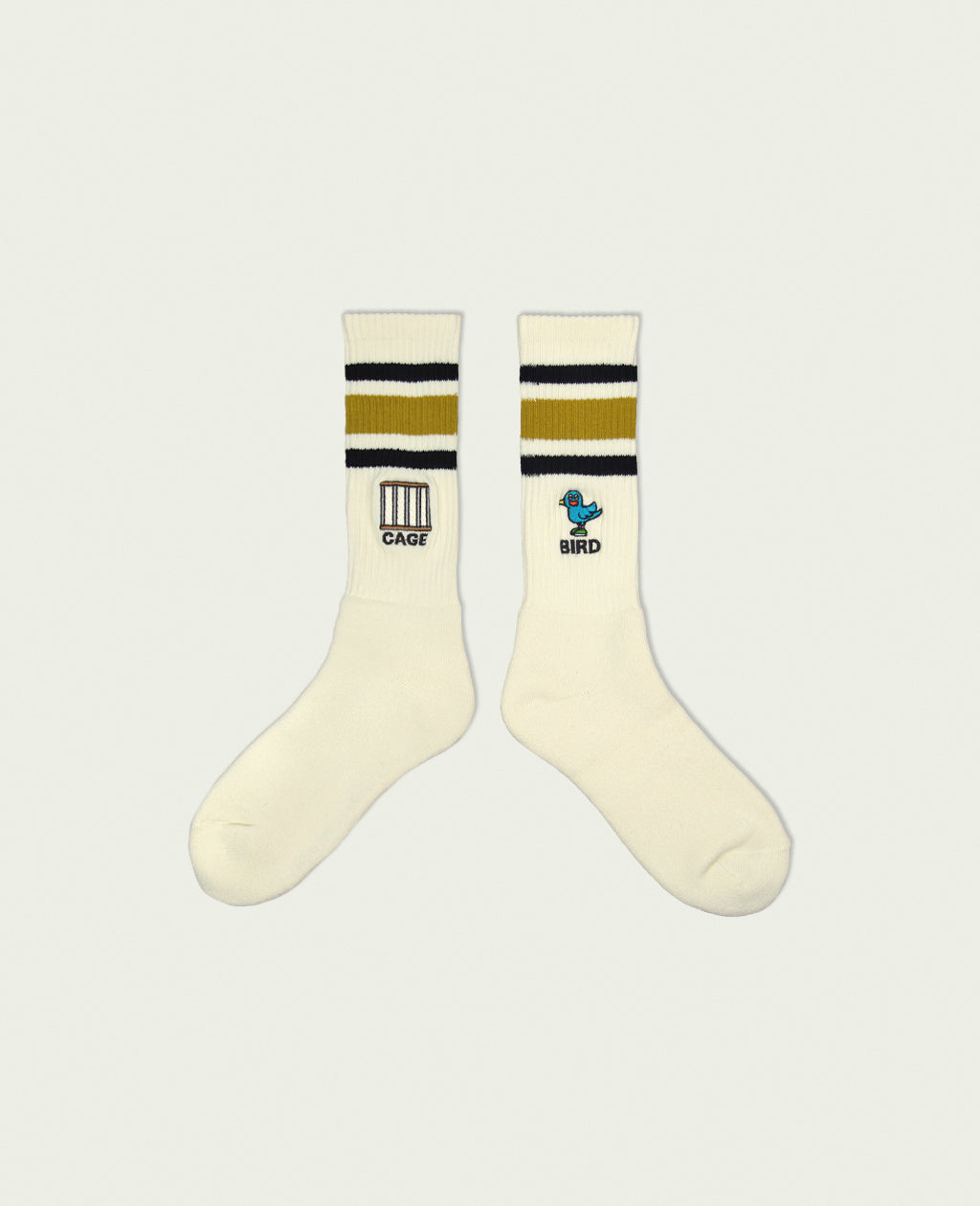 ネゴシックスの靴下NEOGSOCKS(ネゴソックス) 80's Skater Socks | CAGE-BIRD(nego6)Yellow