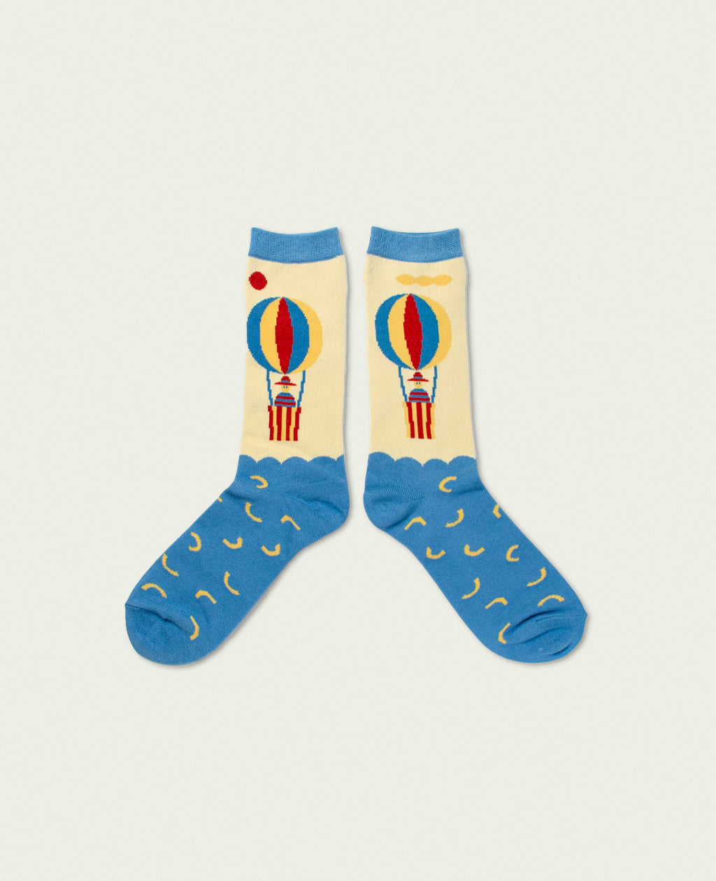 materi(マテリ) Socks | balloon(ますたにあやこ)Blue