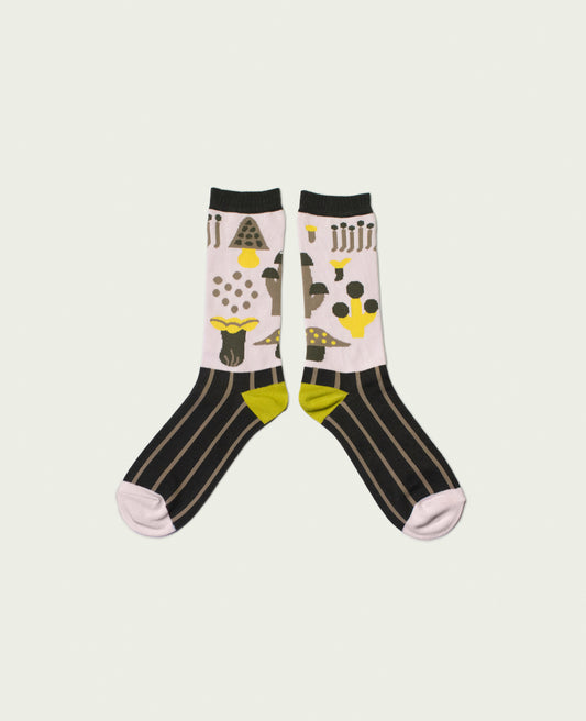 materi(マテリ) デザイン靴下 | mushroom(ますたにあやこ)