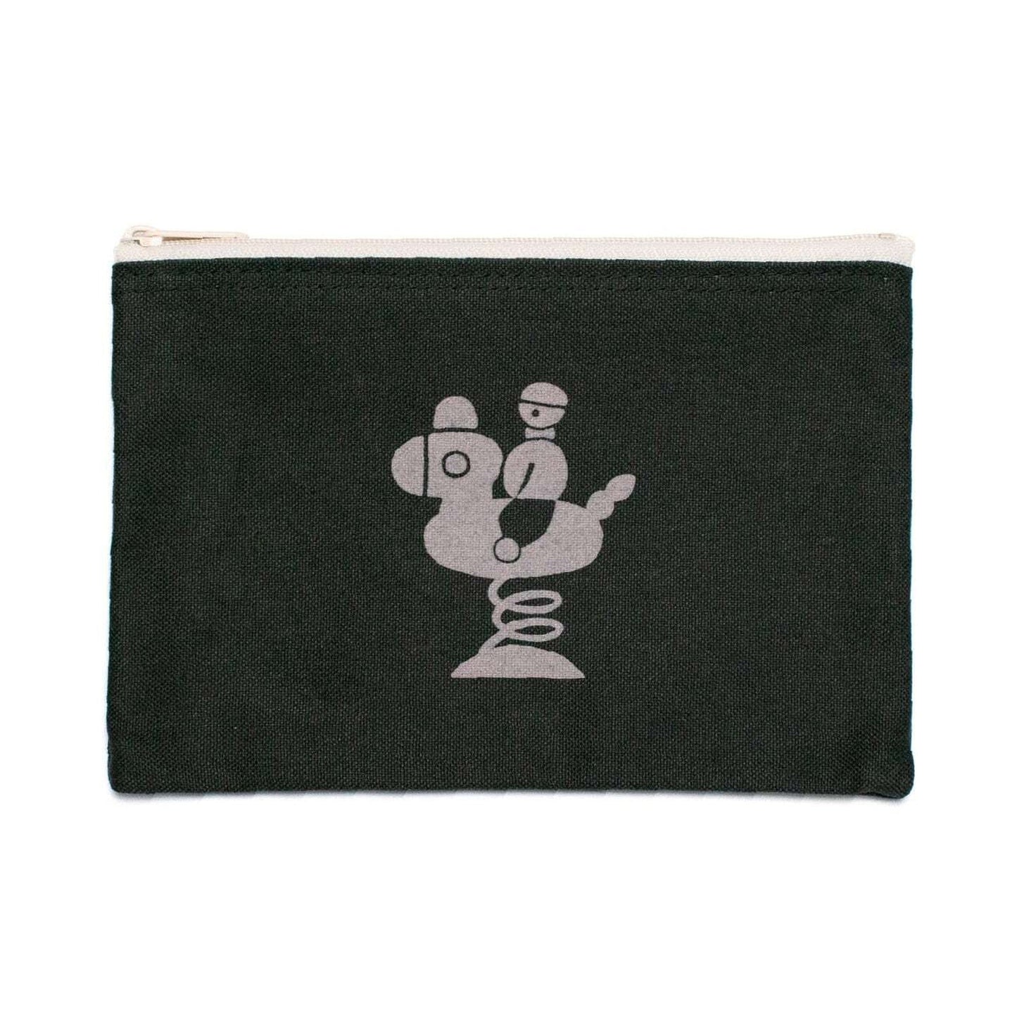 ますたにあやこ 公園時間 ポーチ / materi(マテリ) Deep Gray