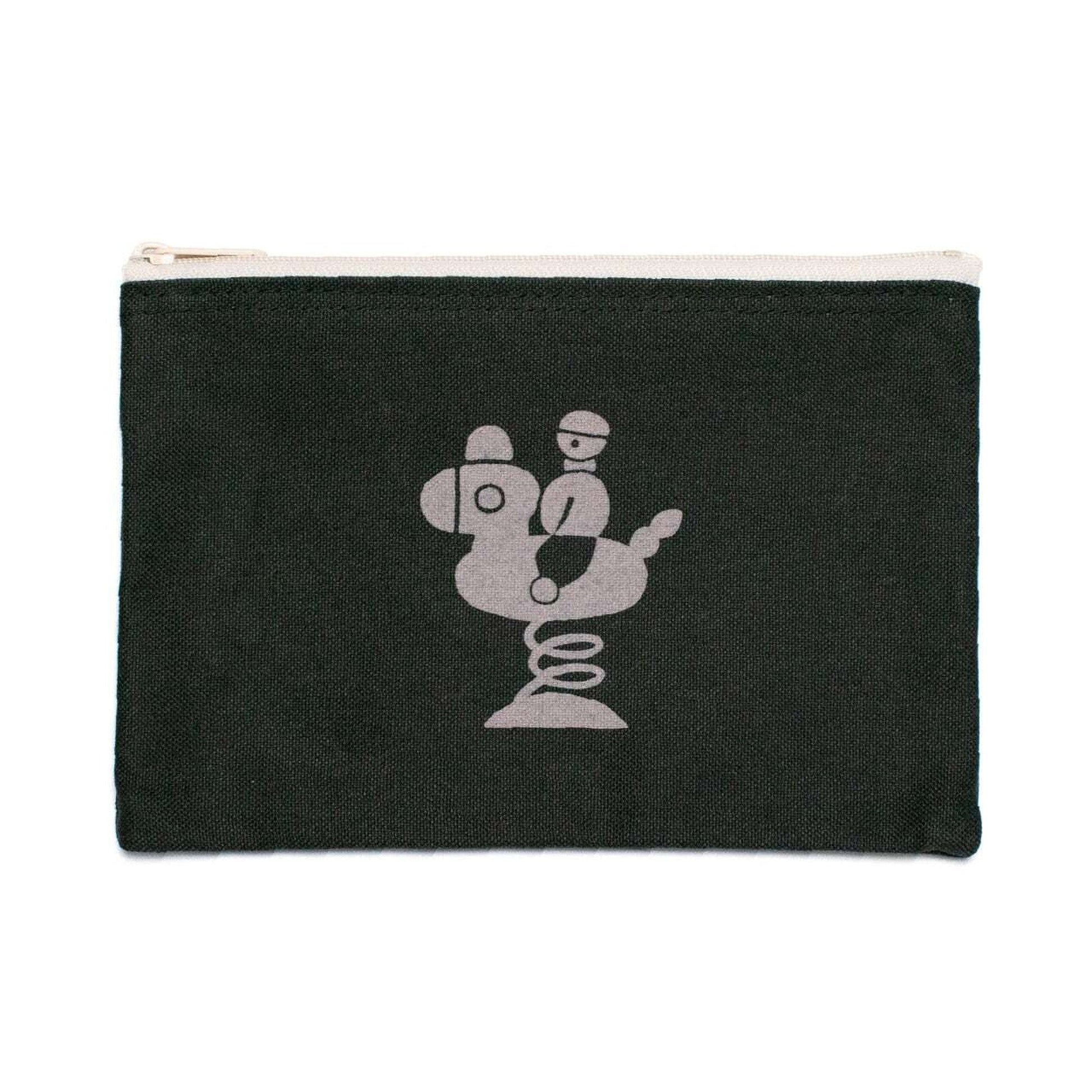 ますたにあやこ 公園時間 ポーチ / materi(マテリ) Deep Gray