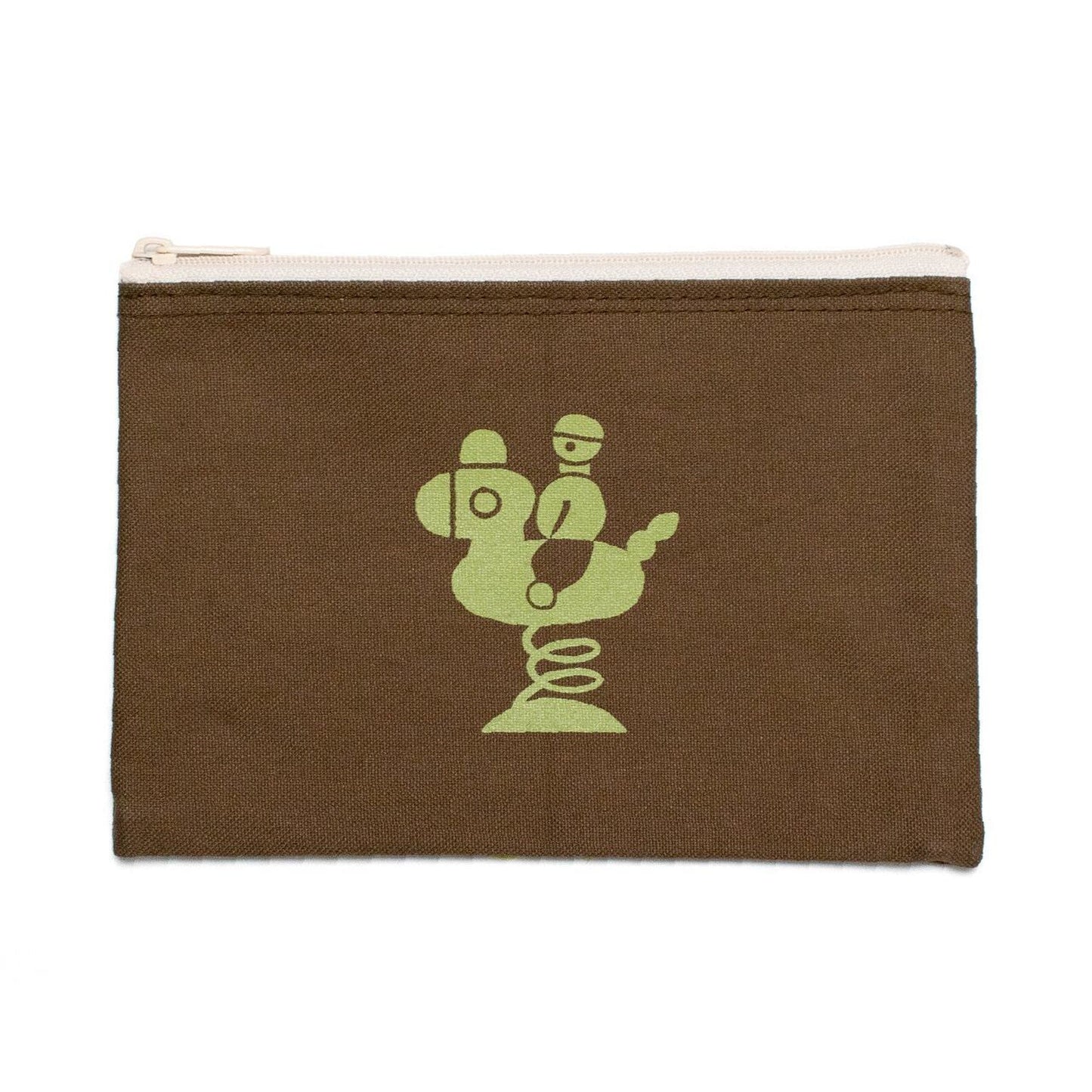 ますたにあやこ 公園時間 ポーチ / materi(マテリ) Smoky Brown