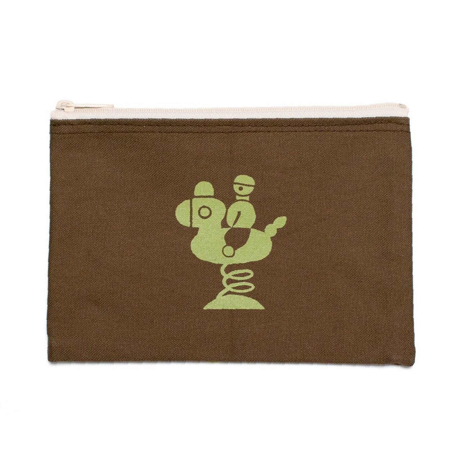 ますたにあやこ 公園時間 ポーチ / materi(マテリ) Smoky Brown