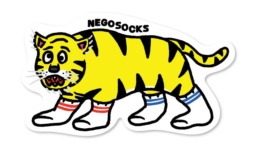 ネゴシックスの靴下NEOGSOCKS(ネゴソックス) ステッカーパック B（トラ）