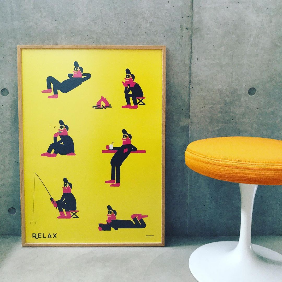 PansonWorks】 ポスター[RELAX] – ホマレノストア