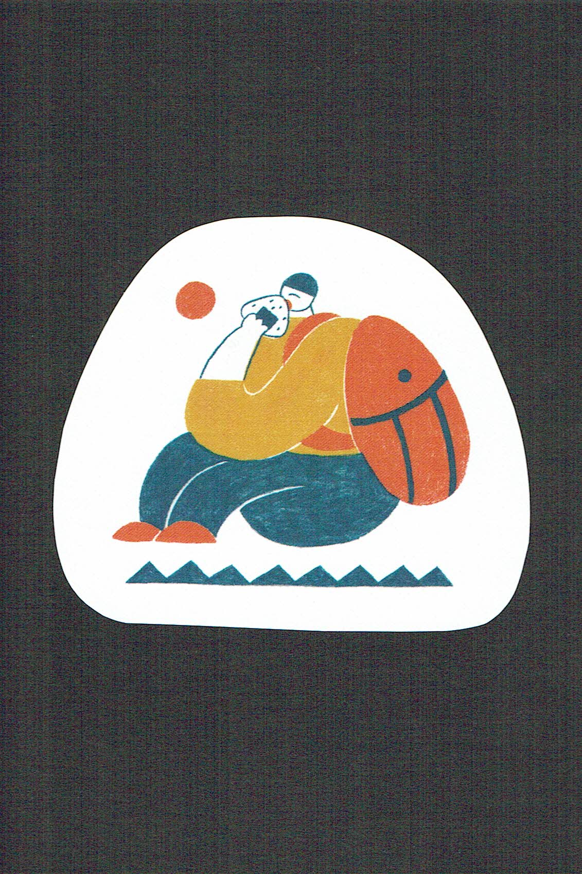 ますたにあやこ　いろいろシール　seal 55