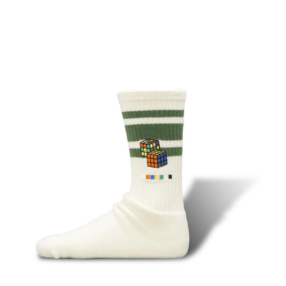 80's Skater Socks  (TOY) by BRUNA BOINNE × decka quality socks (green line)