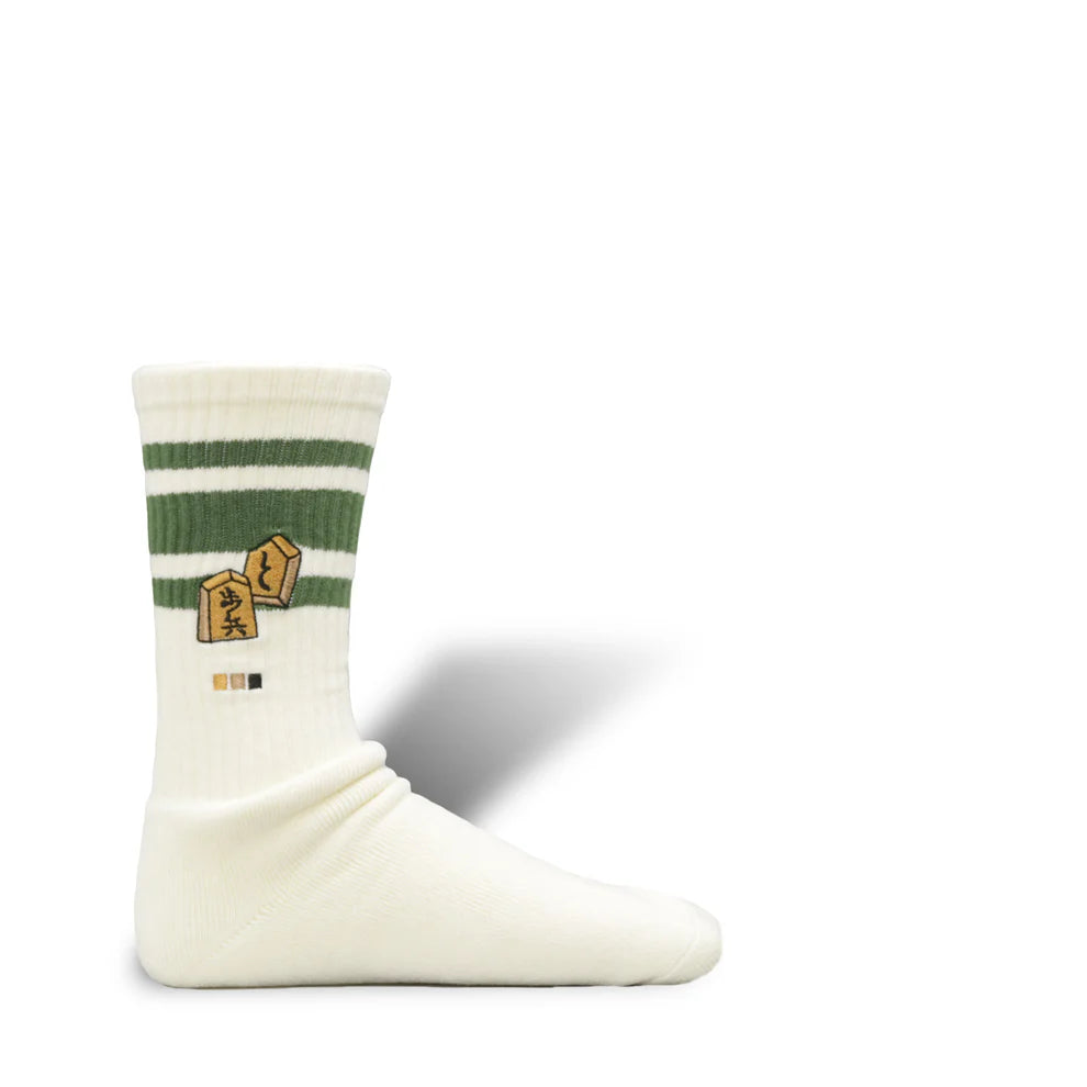 80's Skater Socks  (TOY) by BRUNA BOINNE × decka quality socks (green line)