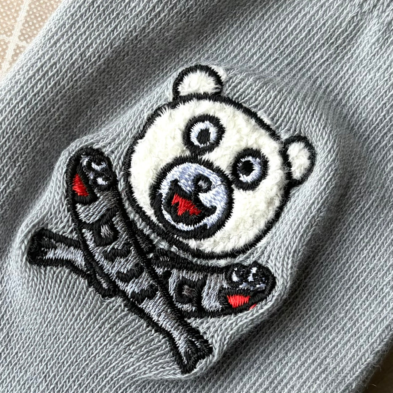 NEGOSOCKS パイルソックス　クマ　BLUE