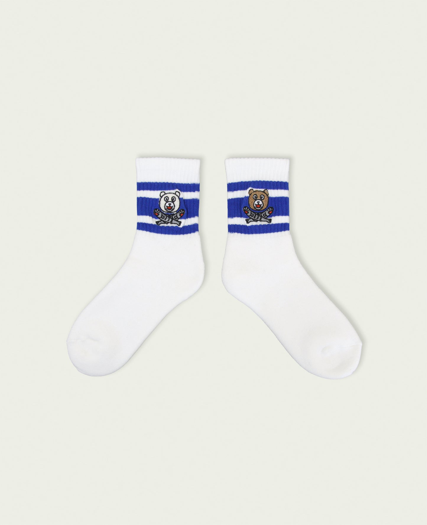 NEOGSOCKS(ネゴソックス) Line Socks  クマ　BLUE LINE
