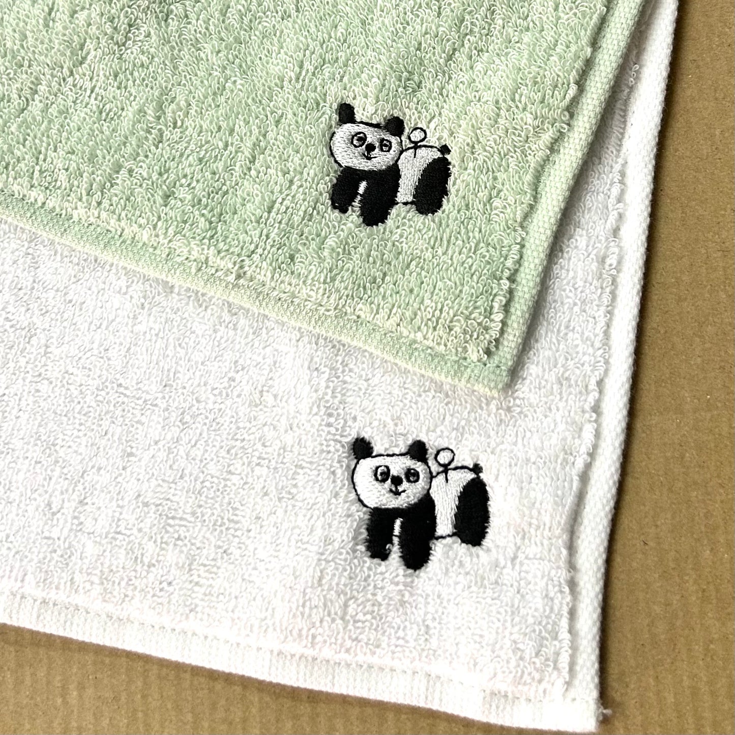 materi 今治タオルのハンカチ　PANDA TOY (ﾐｽﾞﾉﾏｻﾐ）