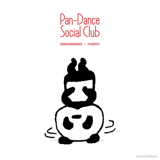 Pan-Dance Social Club 刺繍靴下　PANDA