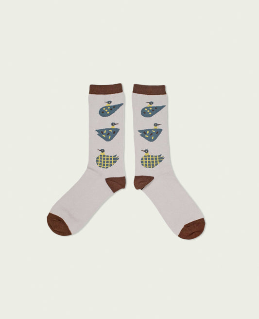 【materi】Socks | Bird（ますたにあやこ）