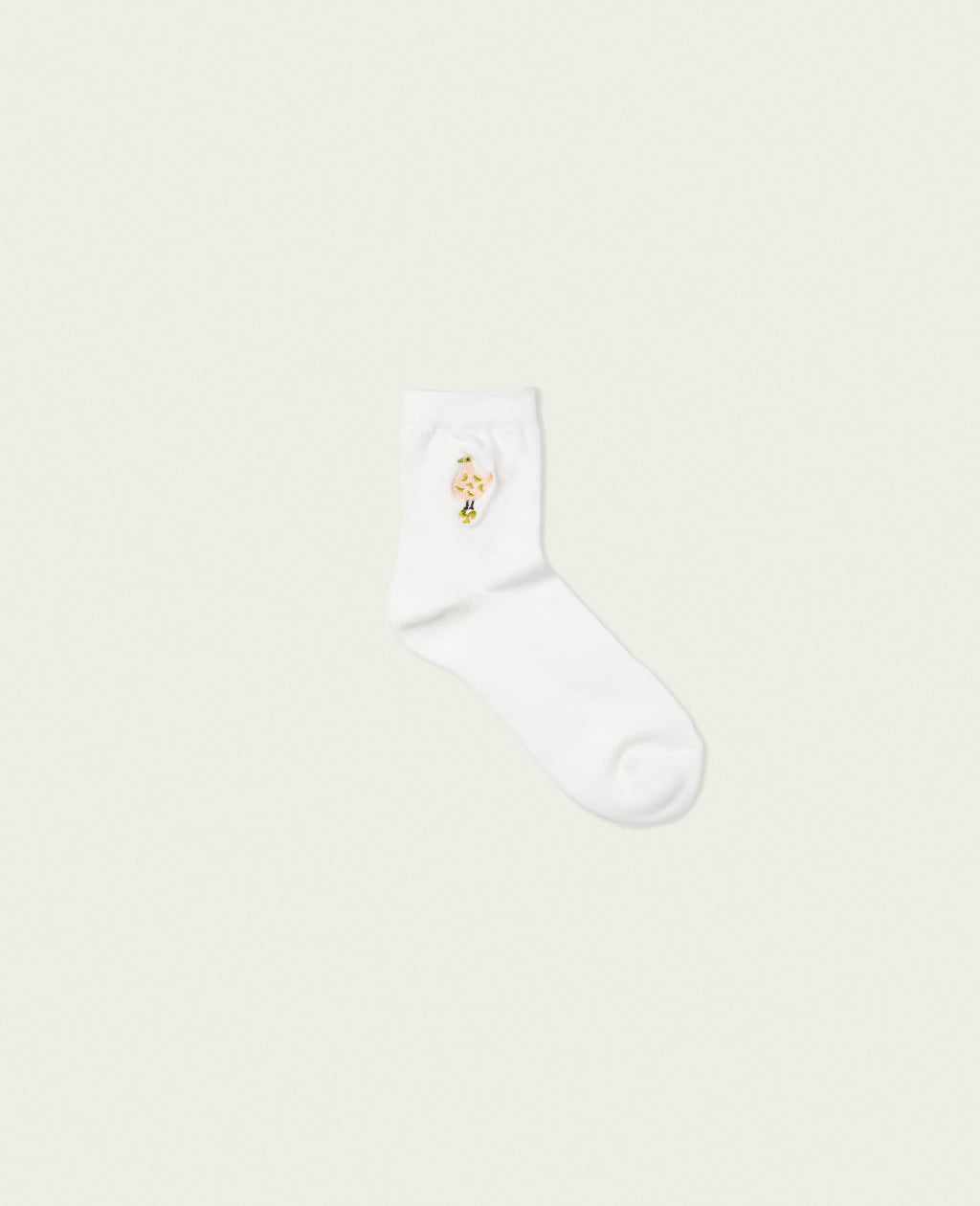 materi(マテリ) Socks | Bird（ますたにあやこ）White