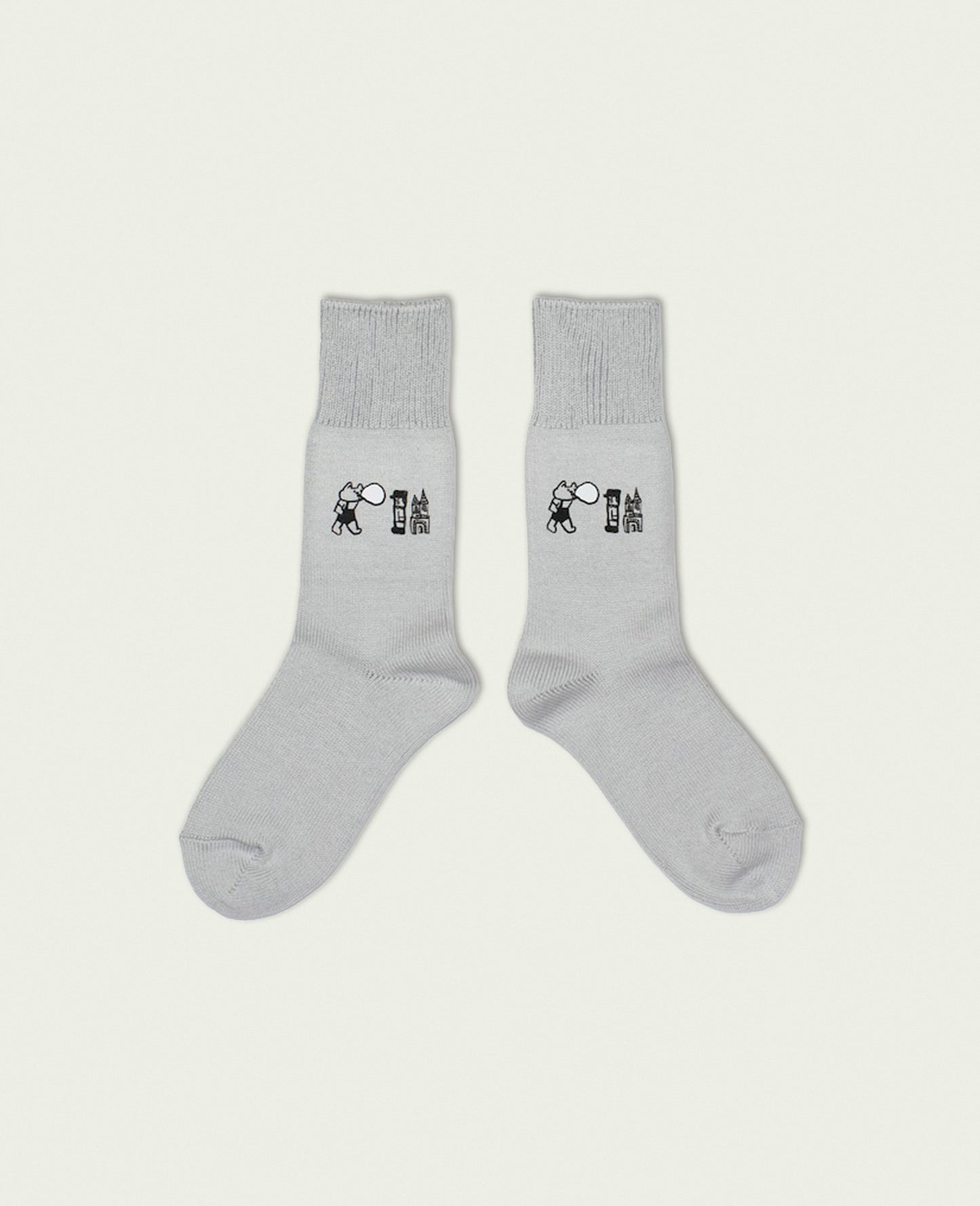 【materi】 Socks | chewing gum cat（ミズノマサミ）
